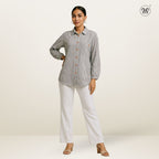 Ladies Shirts Vertical Stripes