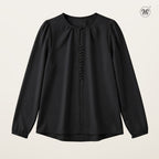 Modest Blouse Long Puff Sleeves