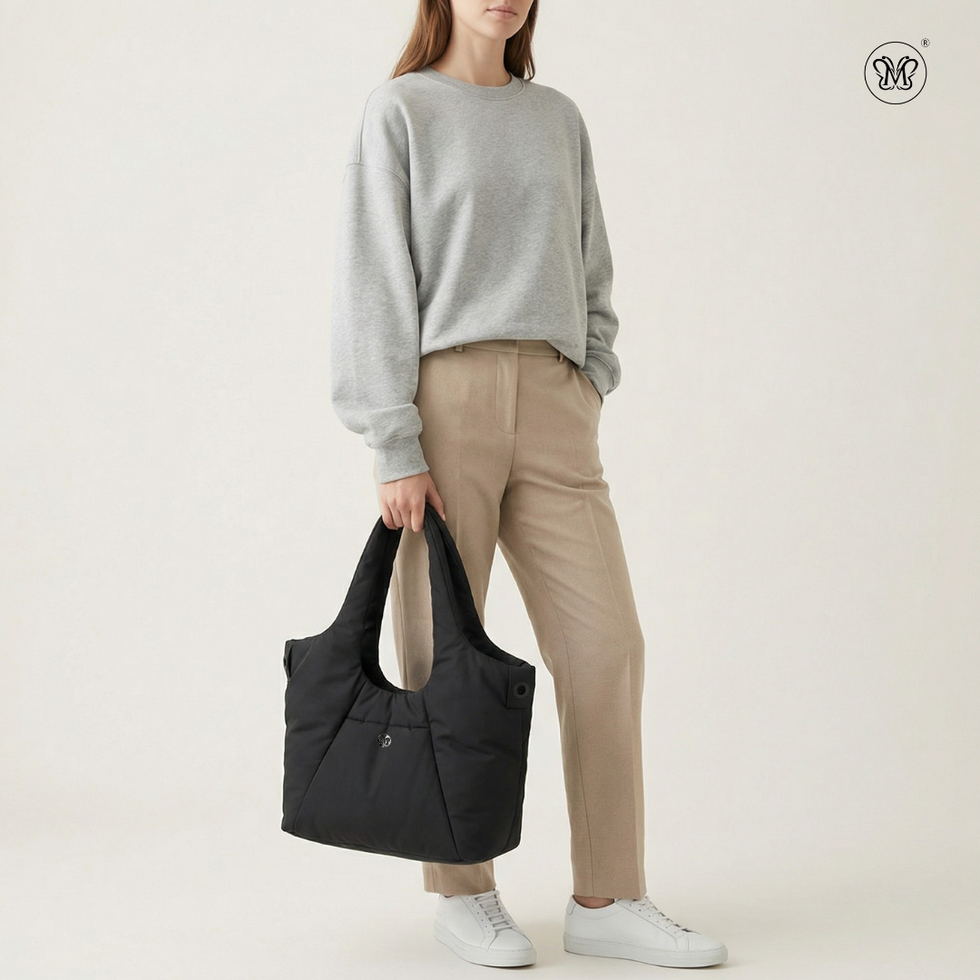 Quilted Padded Tote Bag