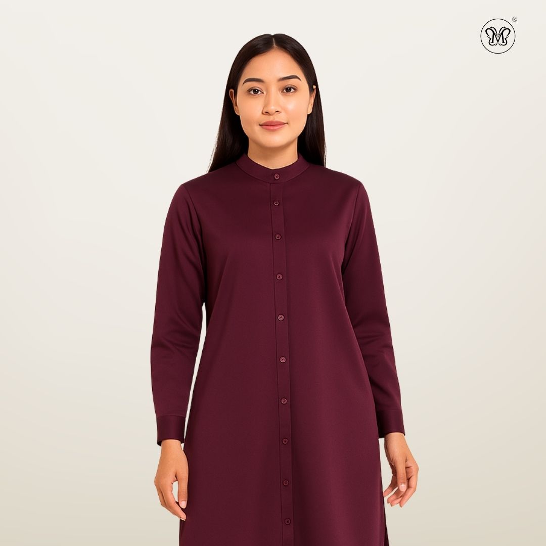 Modest Fit Long Shirt Tunic