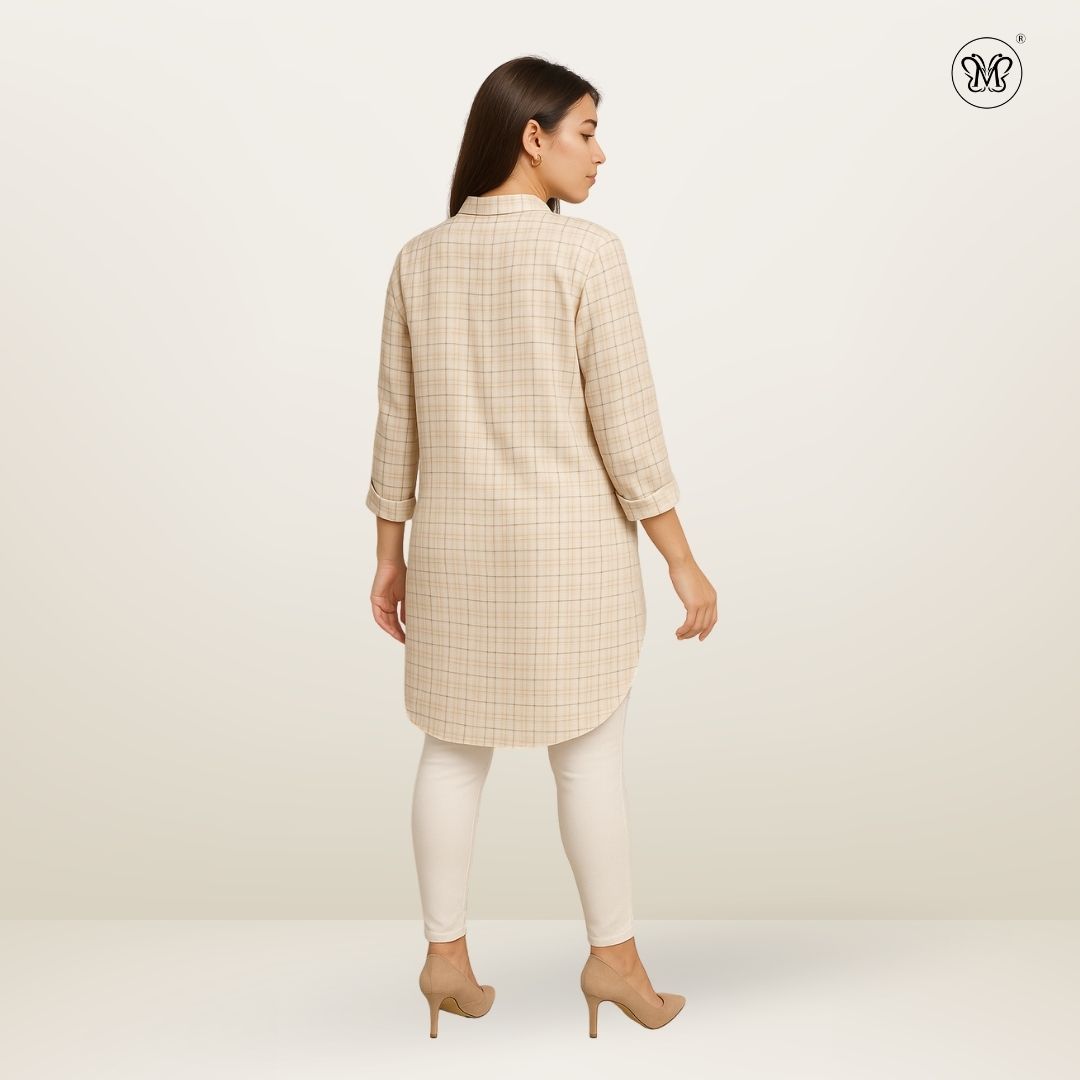 Printed Long Tunic Top