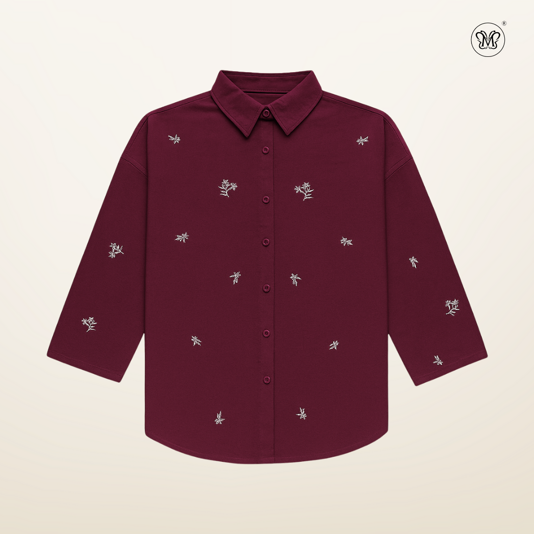 Embroidered Floral Blouse