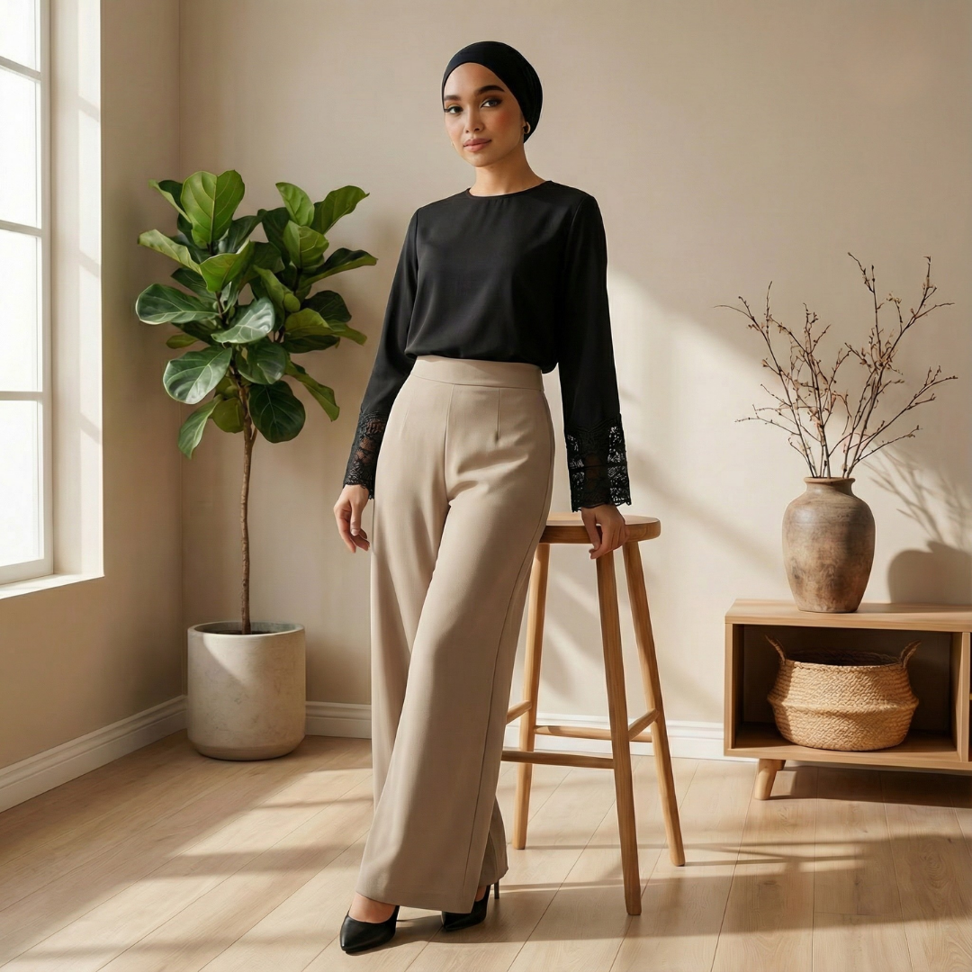 Casual Wide Leg Pants