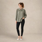 Narrow Stripes Casual Blouse