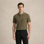 Men’s Polo Shirt Texture Pique