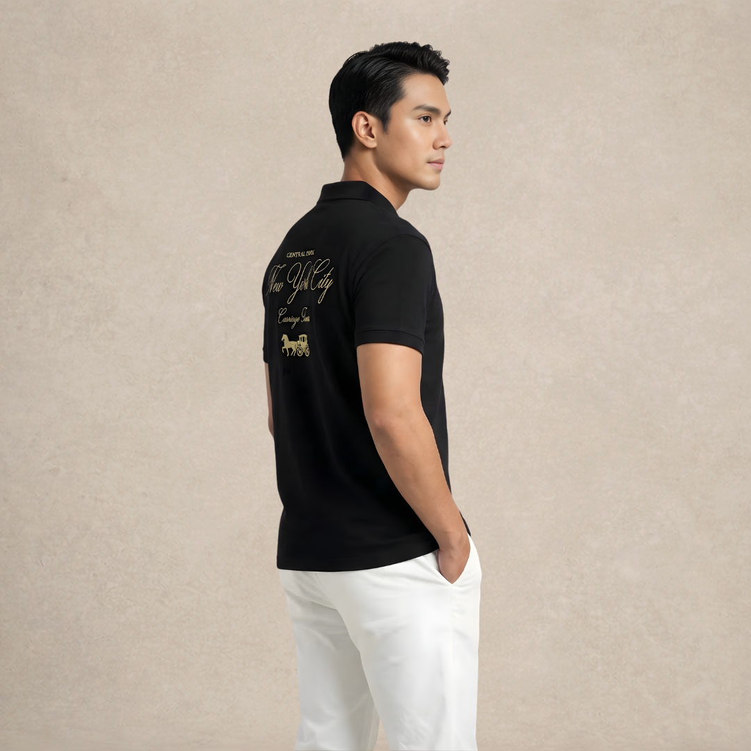 V-Neck Open Collar Shirt