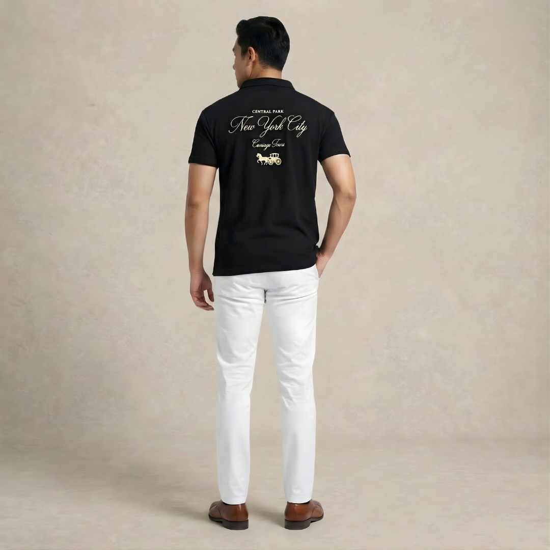 V-Neck Open Collar Shirt