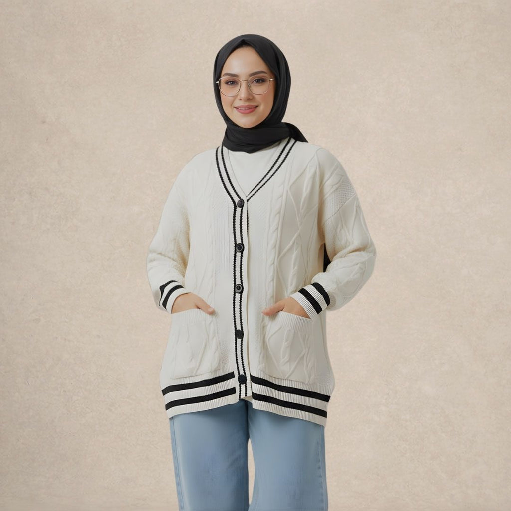 Baggy Outerwear Knitwear