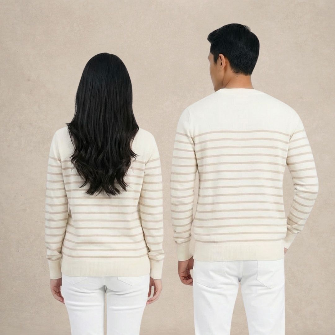 Unisex Striped Knitwear