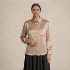 Satin Silky Texture Shirt