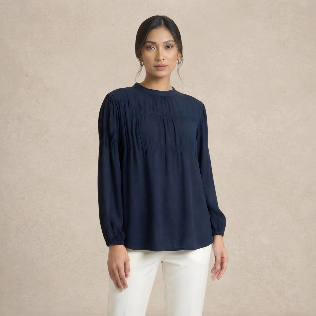 Modest Top With Soft Drape
