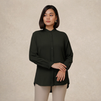 Ladies Modest Loose Fit Blouse