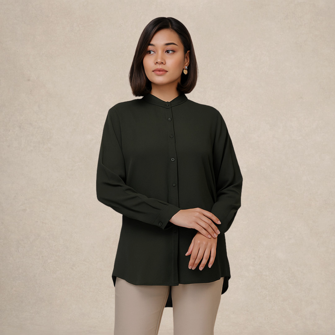 Ladies Modest Loose Fit Blouse