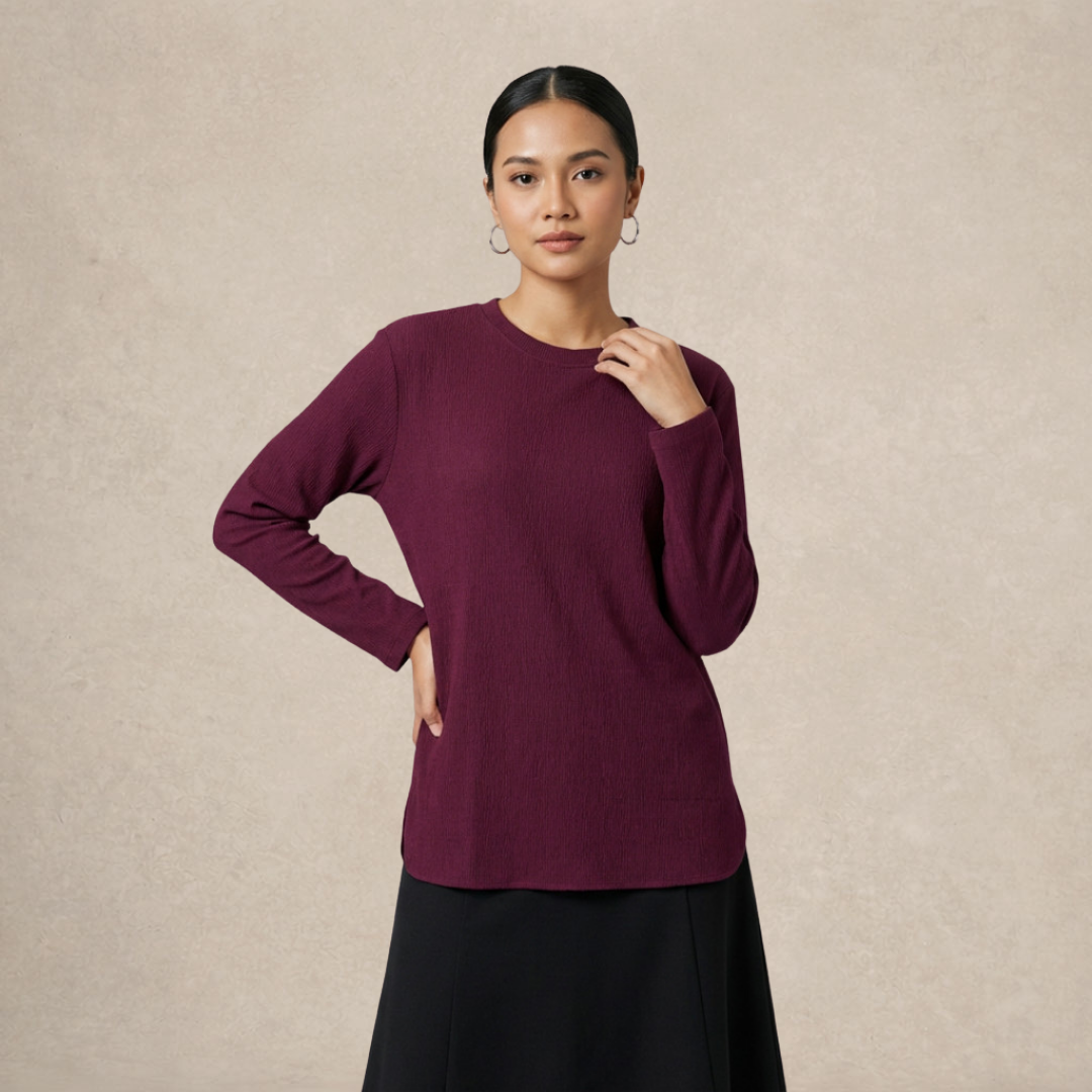 Subtle Crinkle Texture Top