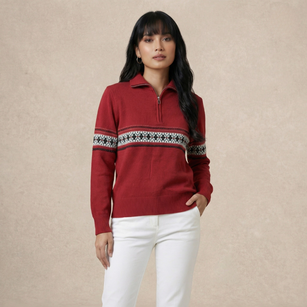 Nordic Zip Knitwear