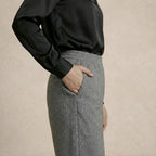 Straight Wide-Leg Pants