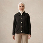 Classic Button Shirt Jacket Style