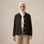 Classic Button Shirt Jacket Style