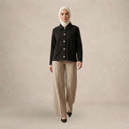 Classic Button Shirt Jacket Style