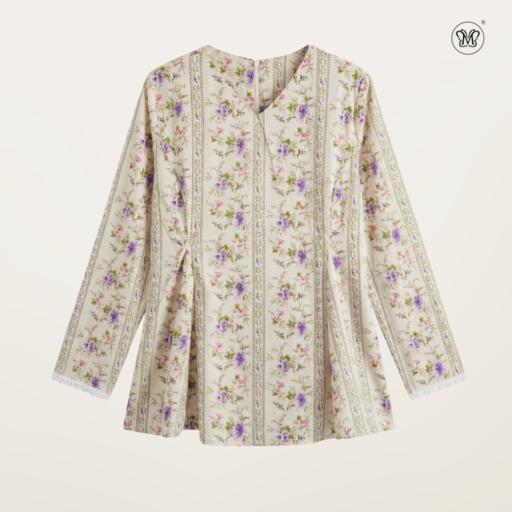 Peplum Semi-Fitted Blouse