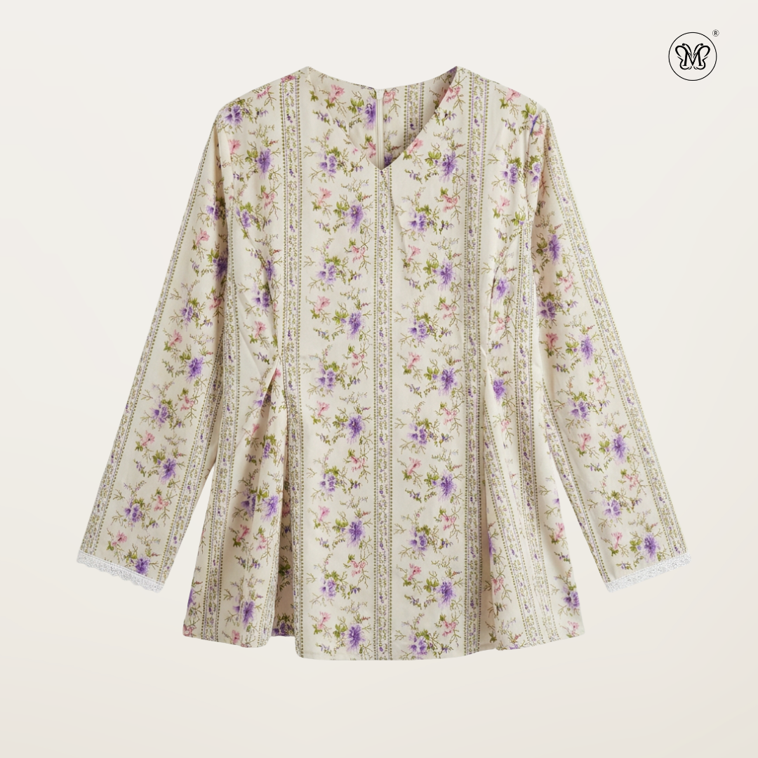 Peplum Semi-Fitted Blouse