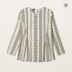 Peplum Semi-Fitted Blouse
