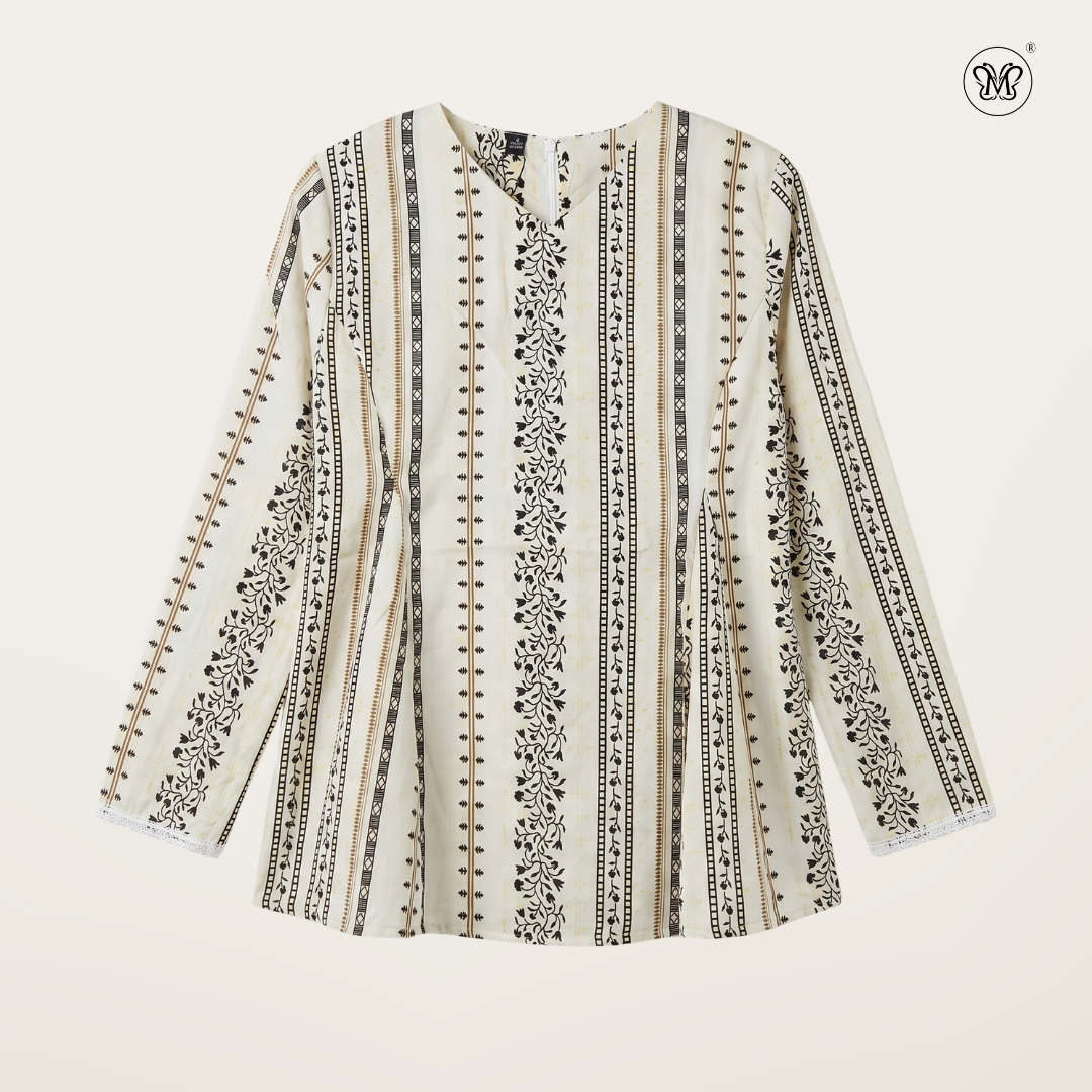 Peplum Semi-Fitted Blouse