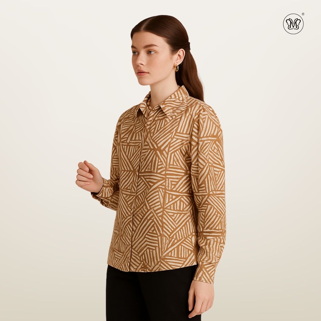 Ladies Printed Blouse L1