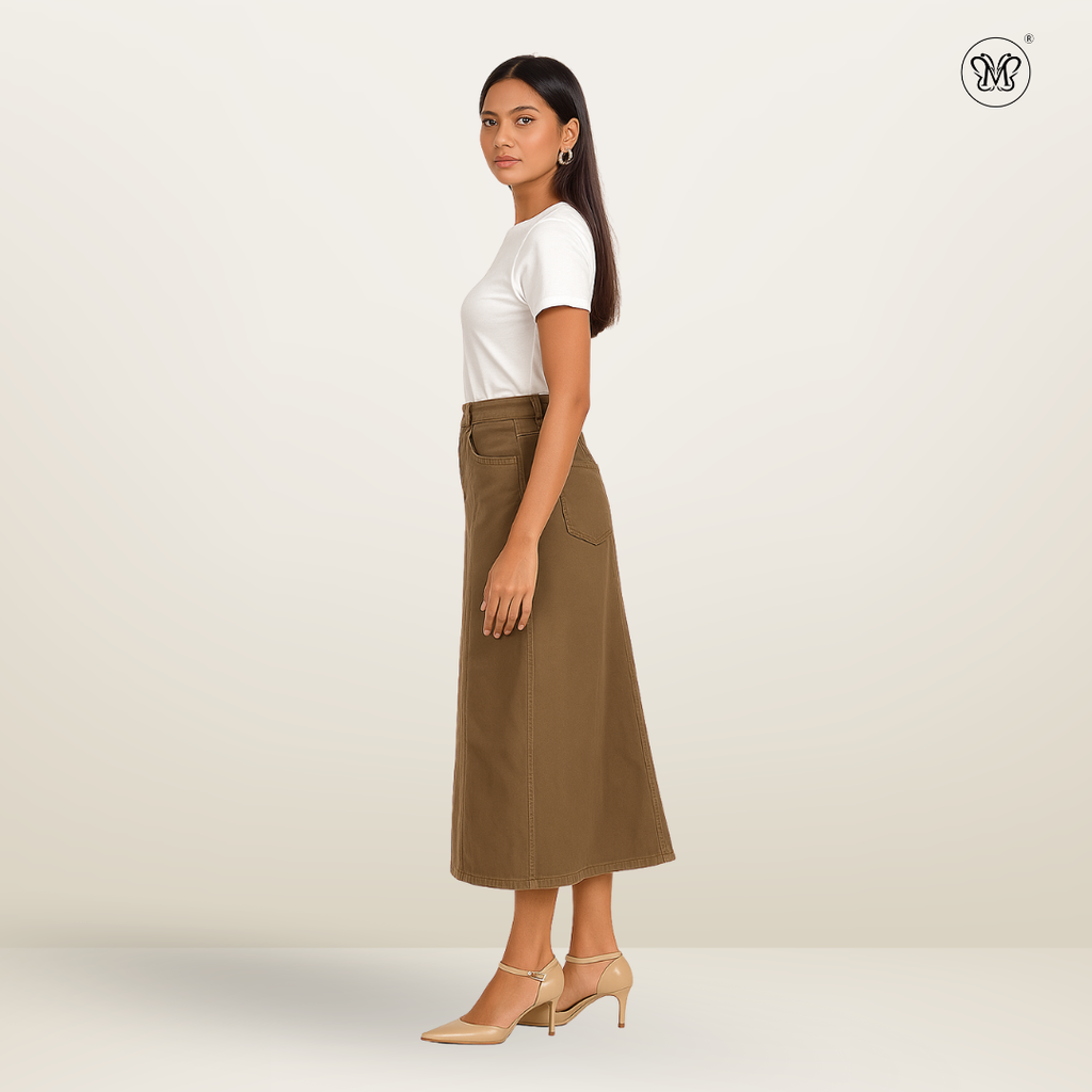 A-Line Belt Loop Skirt