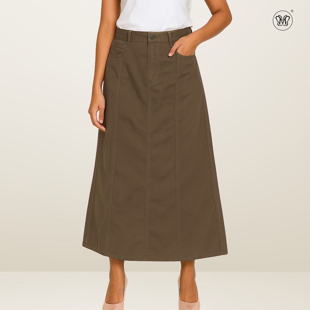 A-Line Belt Loop Skirt