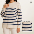 Ladies Striped Street Sweater