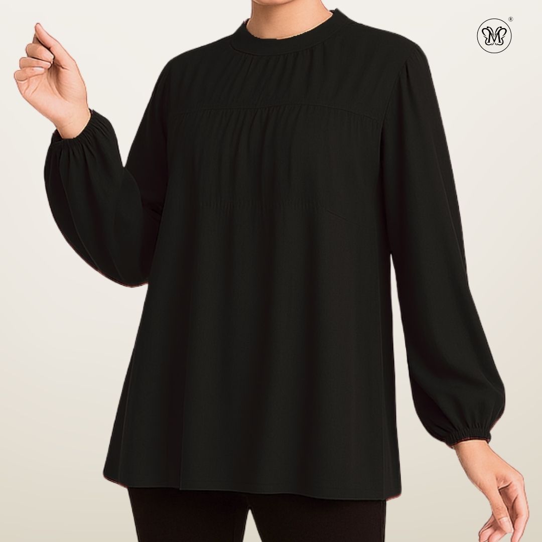 Modest Top With Soft Drape