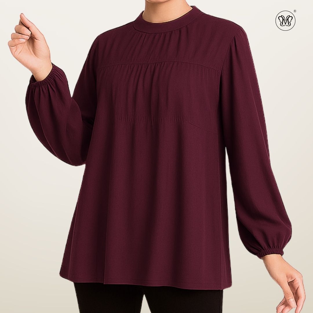Modest Top With Soft Drape
