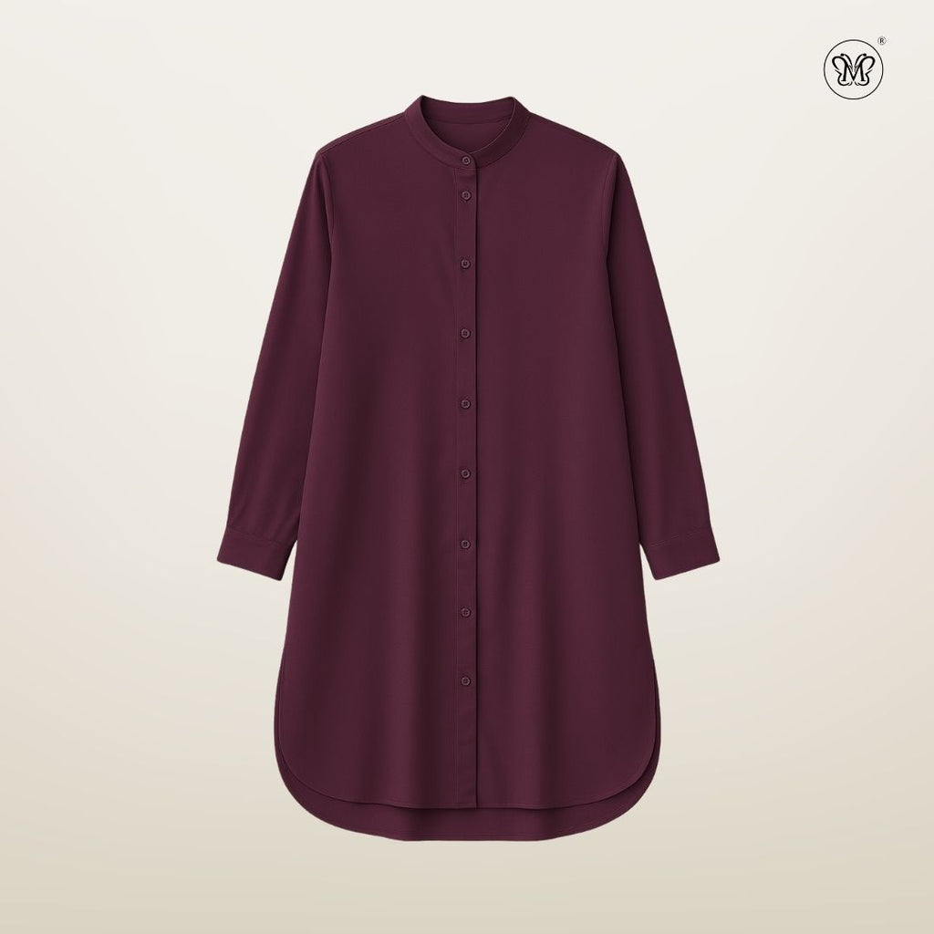 Modest Fit Long Shirt Tunic