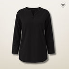 Ladies Modest V-Notch Neckline