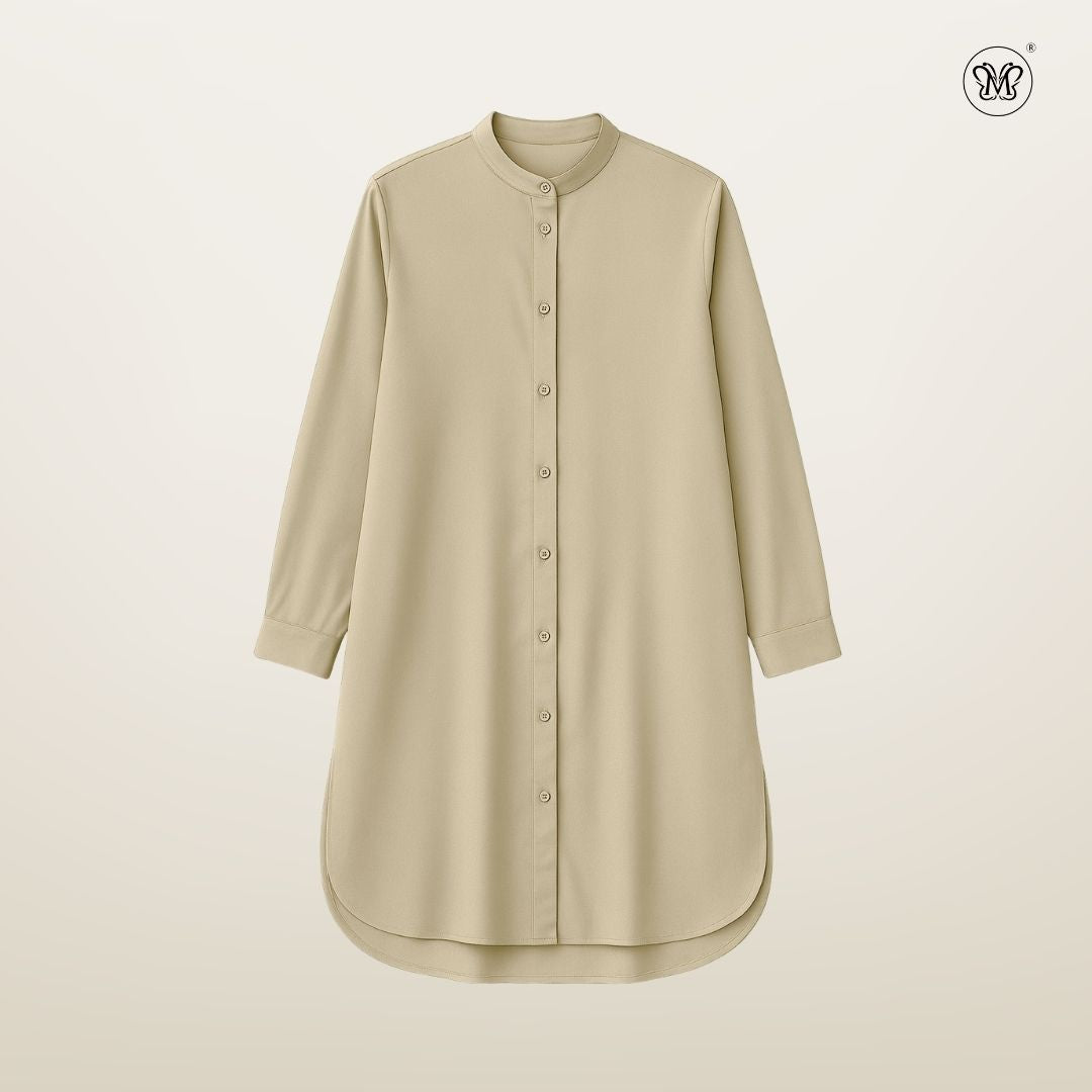 Modest Fit Long Shirt Tunic