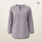 Ladies Modest V-Notch Neckline