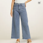 Ladies Wide-Leg Jeans