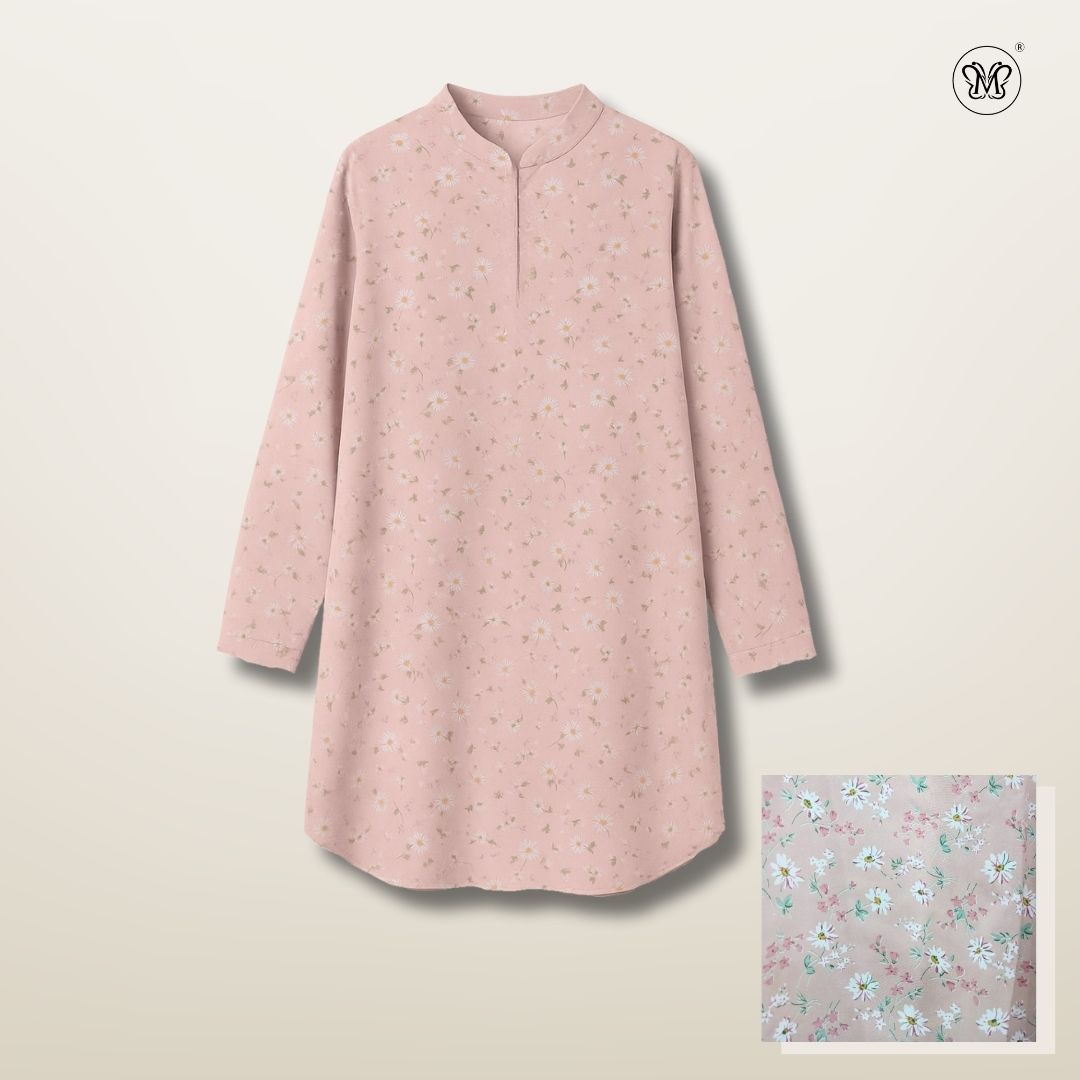 Printed Long Tunic Top