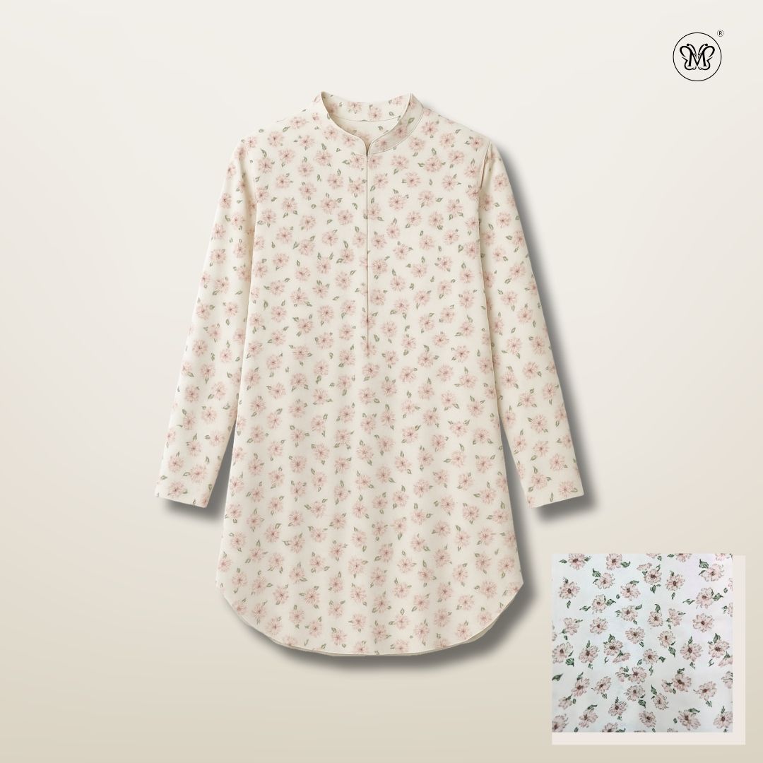 Printed Long Tunic Top