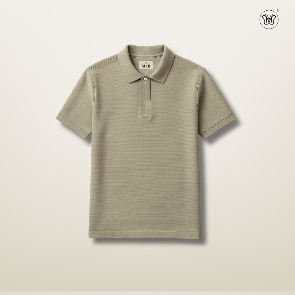Men’s Polo Shirt Texture Pique