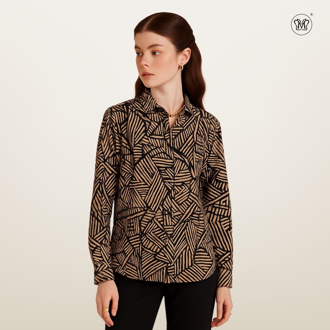 Ladies Printed Blouse L1