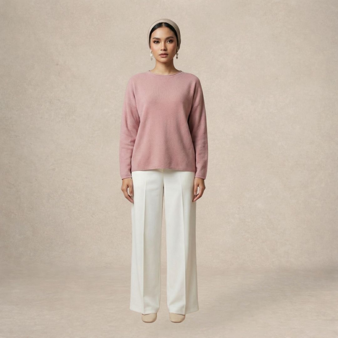 Ladies Casual Knit Top