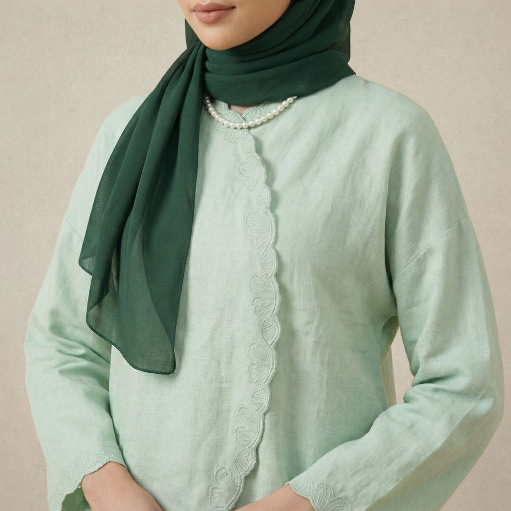 Soft Scallop Embroidery