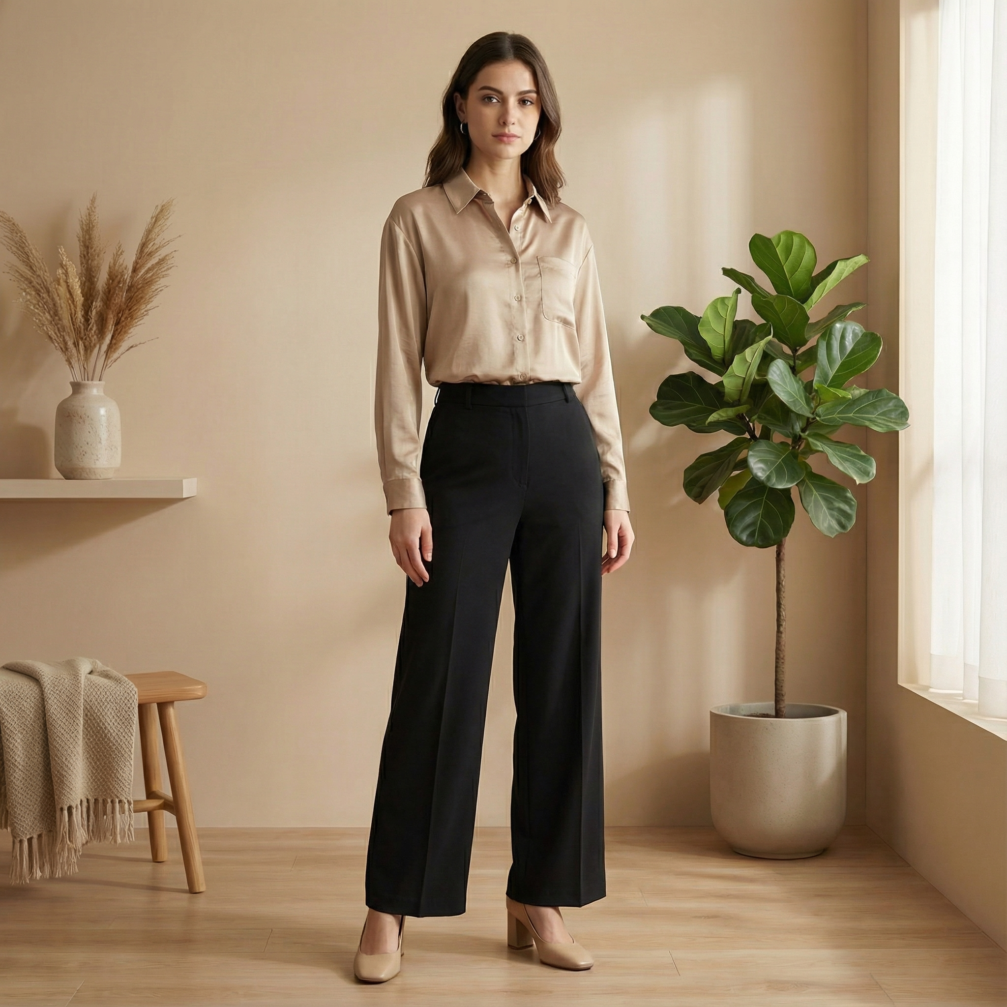 Satin Silky Texture Shirt