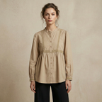 Bodice Lace Trim Blouse