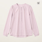 Modest Blouse Long Puff Sleeves
