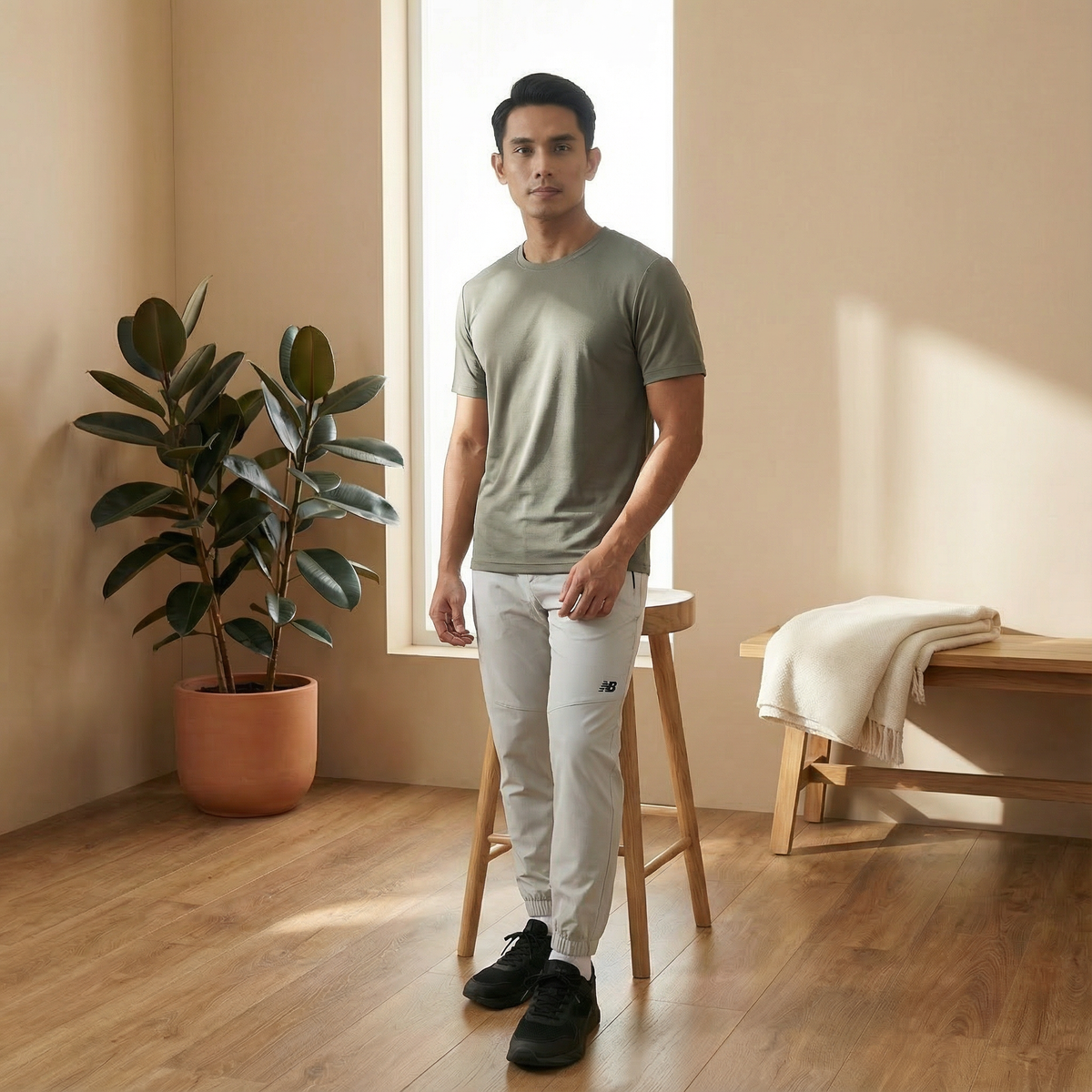 Men’s Active T-Shirt Breathable Mesh