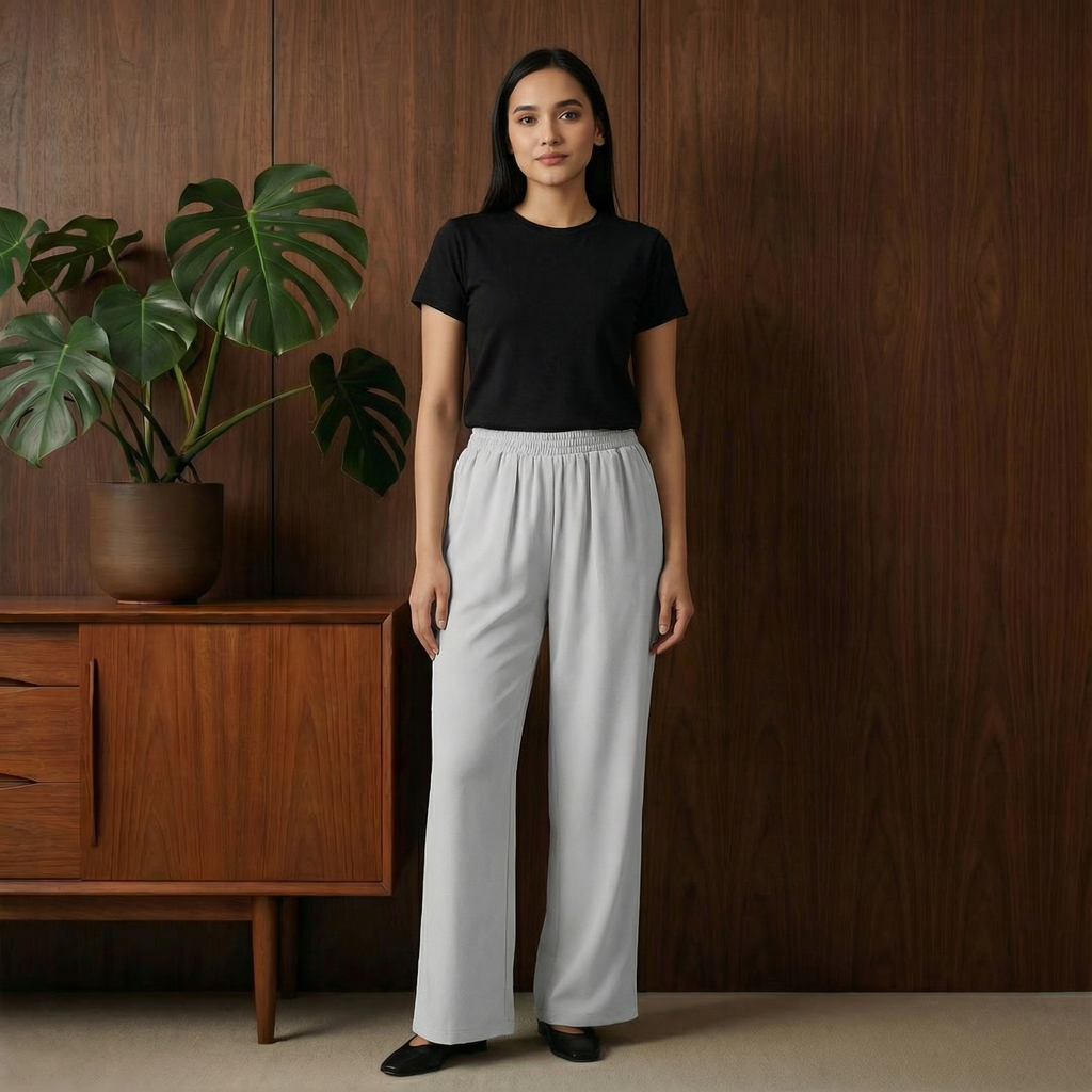 Relaxed Fit Straight Pants