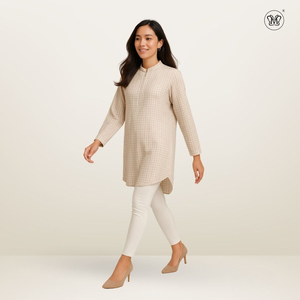 Printed Long Tunic Top